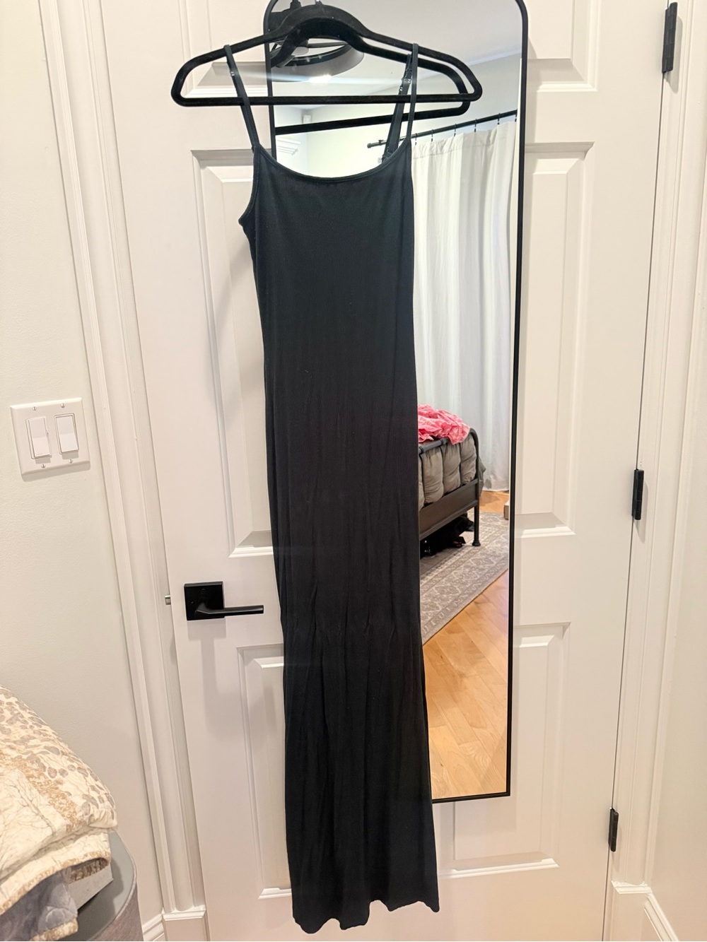 SKIMS Long Slip Ribbed Dress